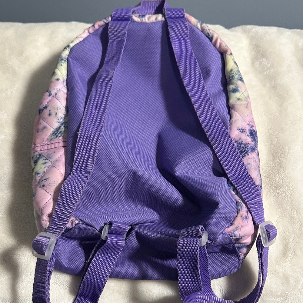 Bebe Pastel Tie-Dye Quilted Backpack - Picture 2 of 3